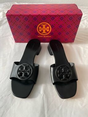 Tory Burch Women's Bombé Miller Slide Sandals Size 7.5
